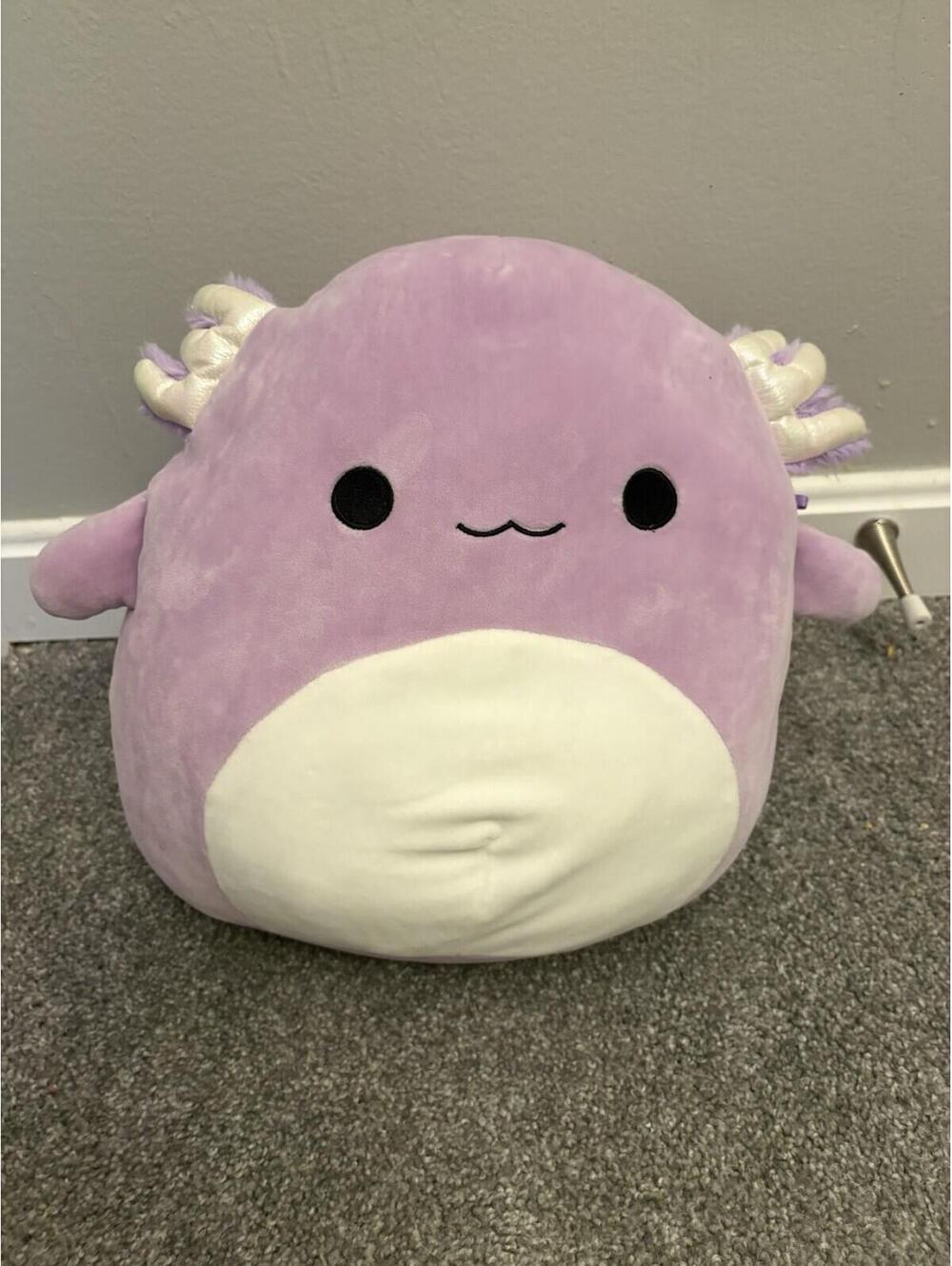 Squishmallows 7 Inch Purple Monica Axolotl Plush - Easter Squad Stuffed Animal